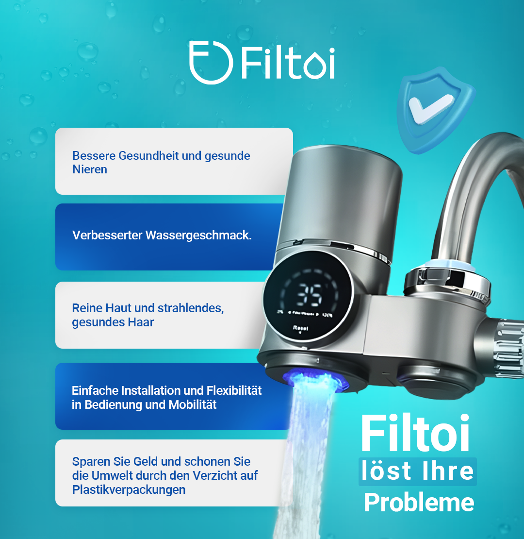 FILTOI™ Premium Wasserhahnfilter