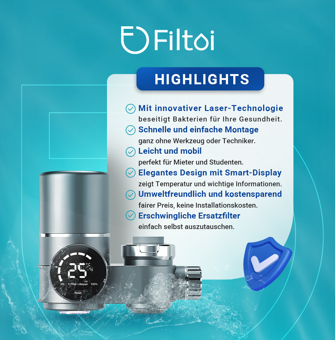 FILTOI™ Premium Wasserhahnfilter