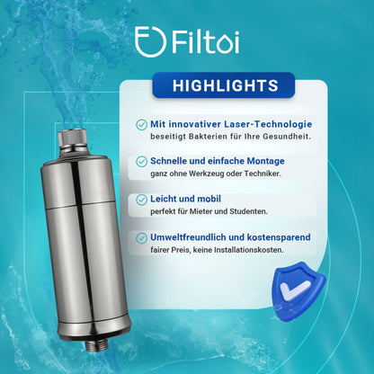 FILTOI™ Reinwert Duschwasserfilter